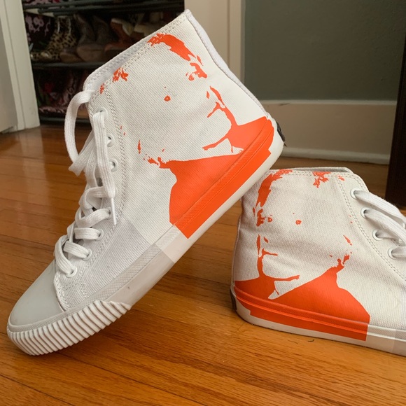 Calvin Klein Shoes Andy Warhol High Tops Rare Poshmark